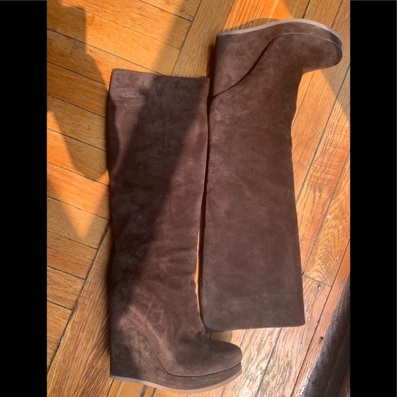 Jil Sander Brown Suede Boot - Picture 6 of 7